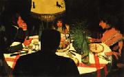 Felix Vallotton Dinner Sweden oil painting artist